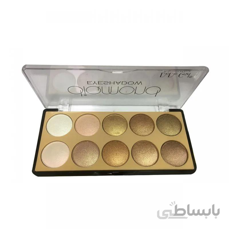پالت سایه چشم 10 رنگ دودو گرل DoDo Girl شماره 01 مدل دیاموند Diamond Eye Shadow