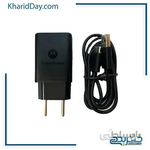 کابل و شارژر اورجینال موتورولا مدل SC-28 ا Original Motorola SC-28 cable and charger