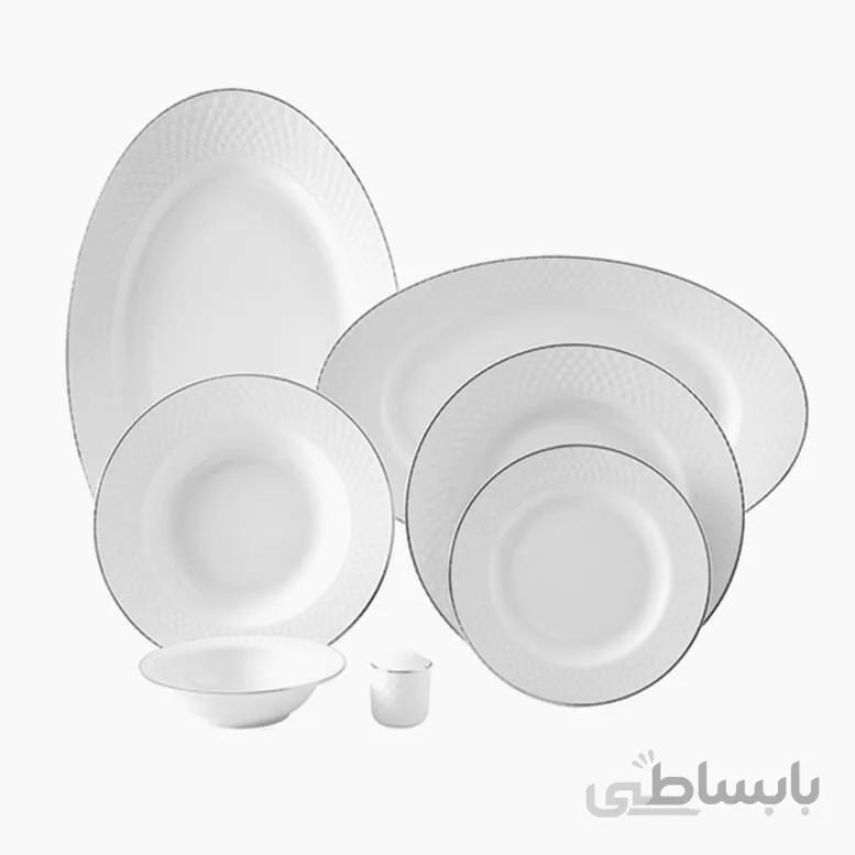 سرویس غذاخوری رادیانس سمن 28 پارچه چینی زرین