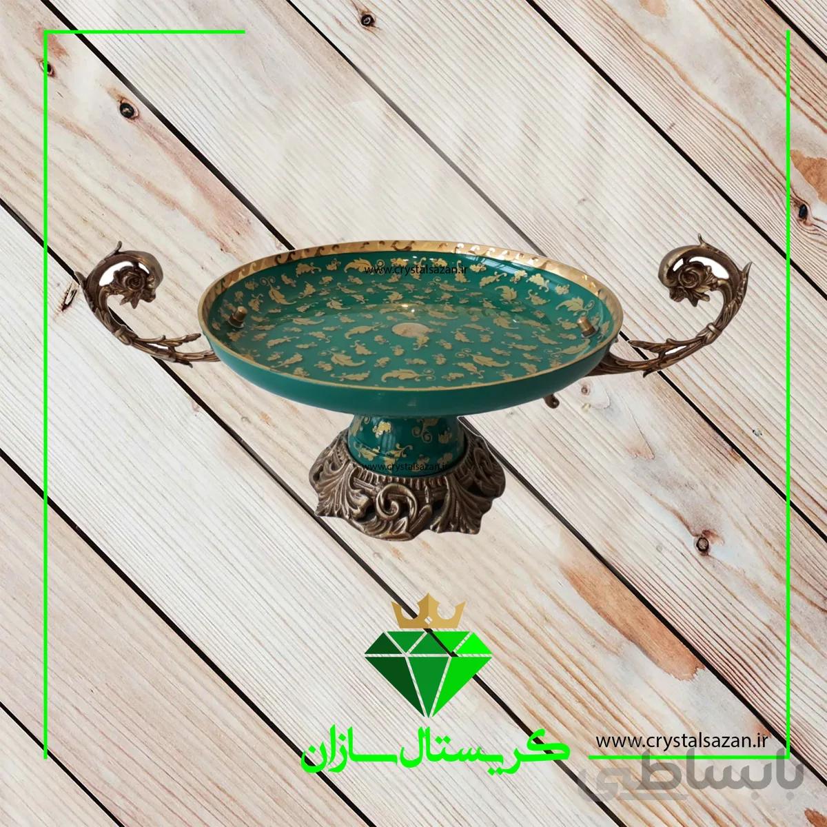 شیرینی خوری کریستال کد K1313 کریستال سازان