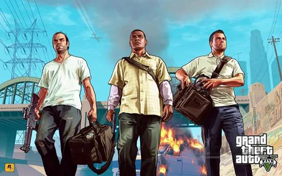 تابلو بازی جی تی ای GTA