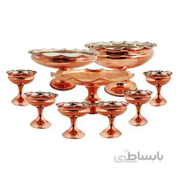 سرویس 9 پارچه پذیرایی مسی توت کالا tootkala