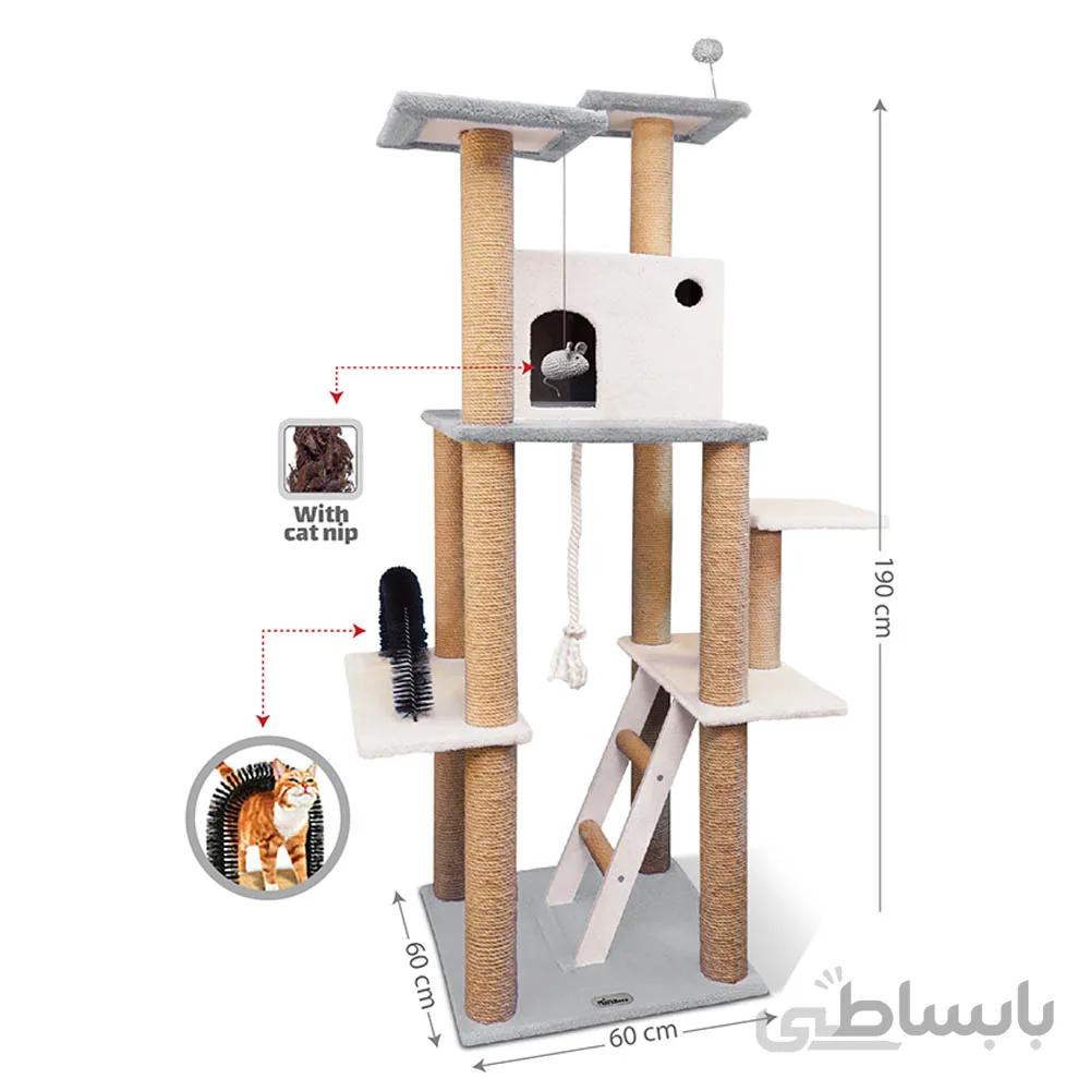 درخت گربه پنج طبقه نیناپت کد N ا Ninapet Cat Tree Code N