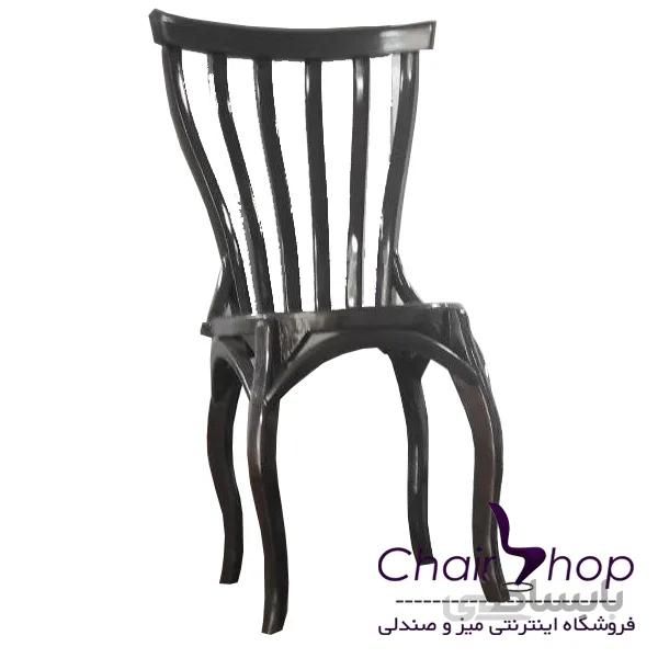 تک صندلی ناهارخوری مدل لهستانی کف چوب