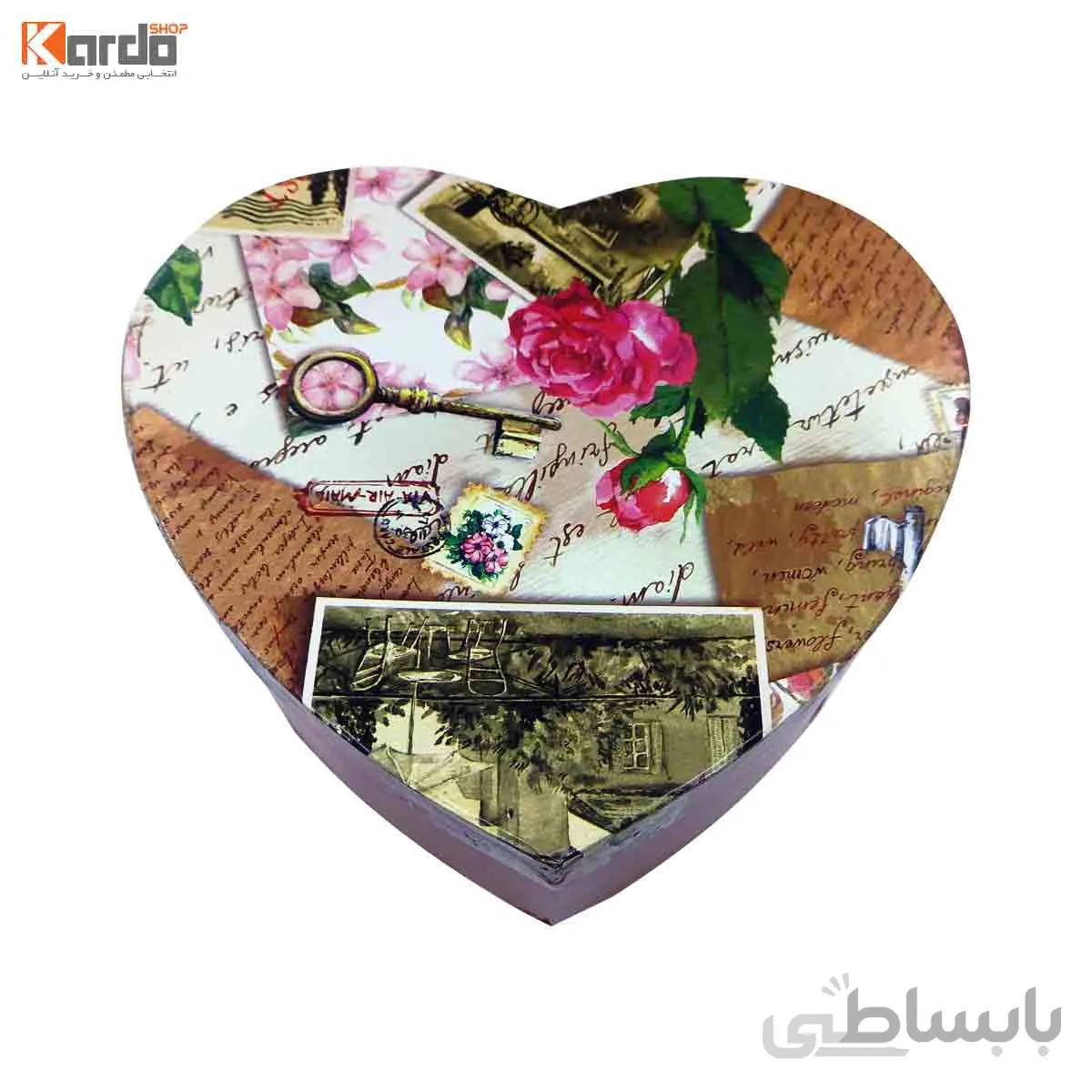 جعبه هدیه و کادو طرح قلب(۳عددی)