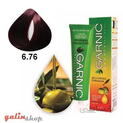 رنگ مو گارنیک شماره 6.76 سری شاه بلوطی GARNIC