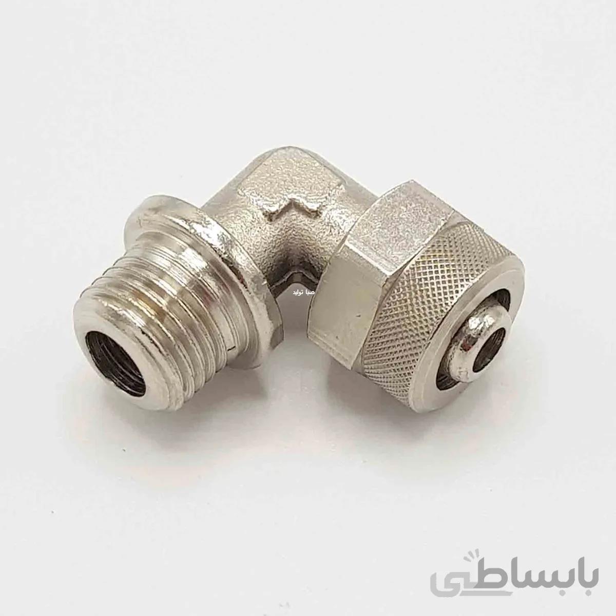 اتصال زانویی مهره ای 1/4 به 10