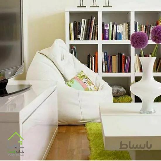 مبل شنی هپی چیر سفید