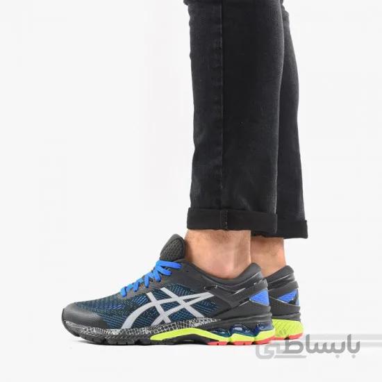 کفش مخصوص پیاده روی مردانه اسیکس کایانو آبی طلایی ASICS GEL-KAYANO 26
