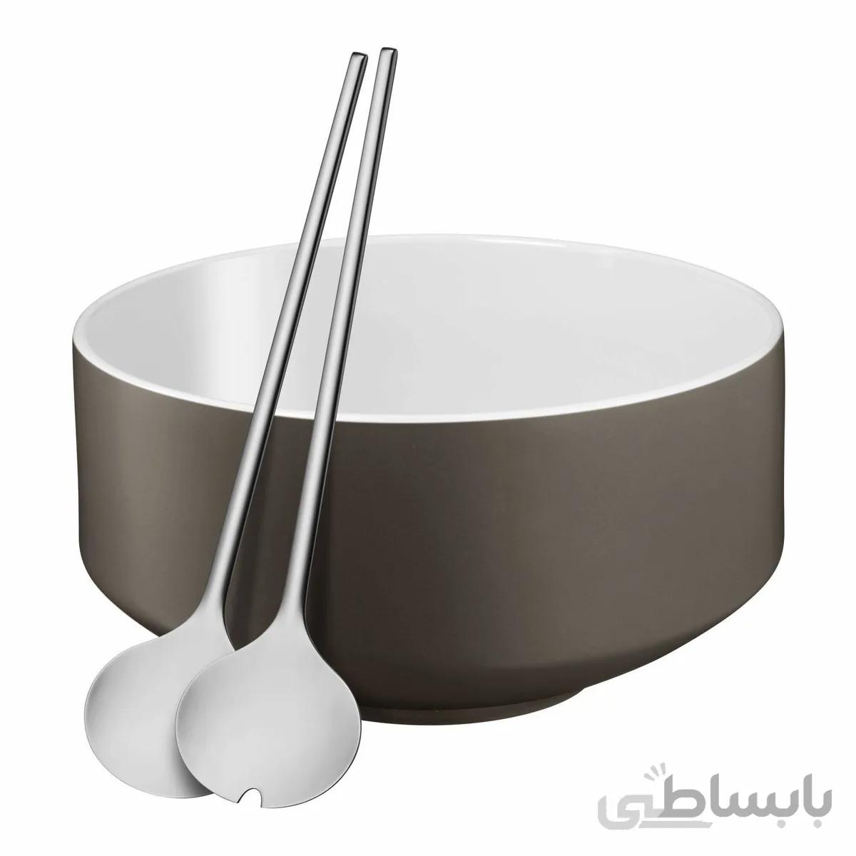 کاسه دبلیو ام اف مدل WMF Salad set 3pcs Lava grey MOTO