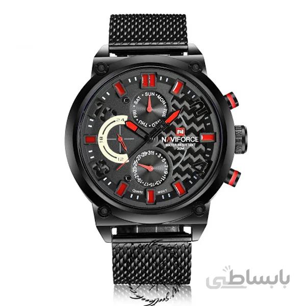 ساعت مچی مردانه نیوی فورس مدل NAVIFORCE NF9068 B/R/B