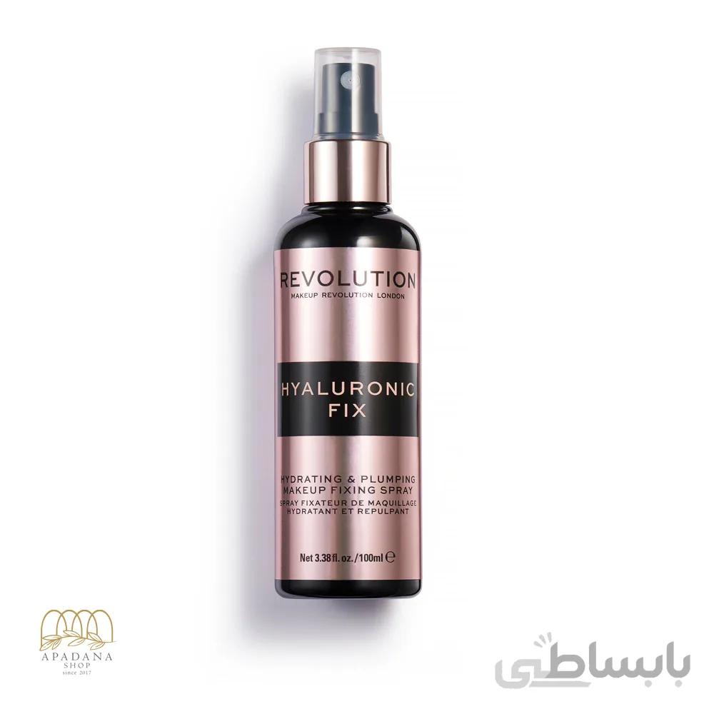 اسپری آبرسان و تثبیت کننده آرایش رولوشن مدل هیالورونیک فیکس Hyaluronic Fix حجم 100 میل