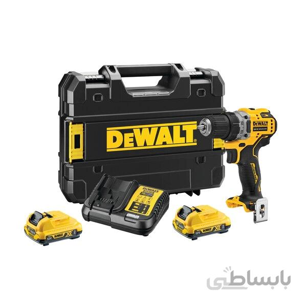 دریل پیچ گوشتی شارژی 12ولت دیوالت موتور براشلس مدل DCD701D2-GB12VXR