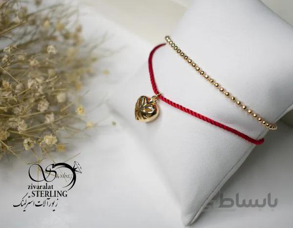 دستبند زنانه برند ژوپینگ آویز قلبی