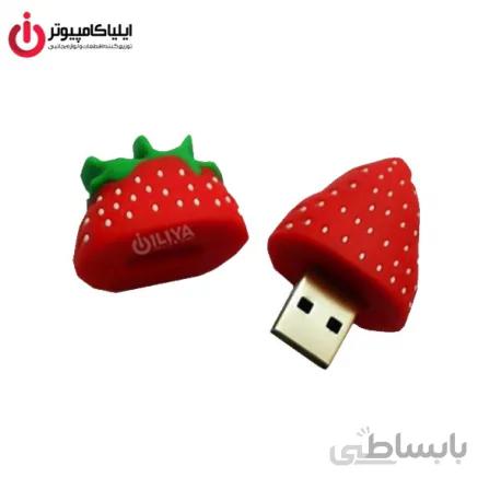 فلش مموری عروسکی کینگ فست مدل ST-11 طرح strawberry ظرفیت 32 گیگابایت