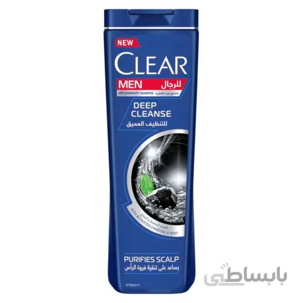 شامپو کلیر ۴۰۰ میل مردانه رایحه ذغال و نعناع – Clear men deep cleanse