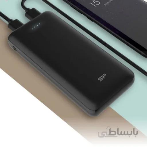 پاوربانک سیلیکون پاور مدل C200 ظرفیت 20000 میلی آمپر ا Silicon Power Bank Model C200