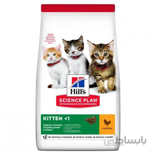 غذای خشک مخصوص بچه گربه با طعم مرغ برند Hill’s