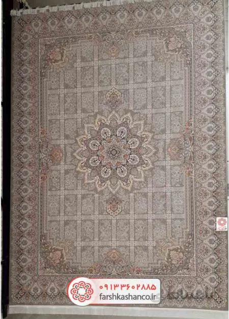 فرش ماشینی 1200 شانه گل برجسته طرح میکائیل