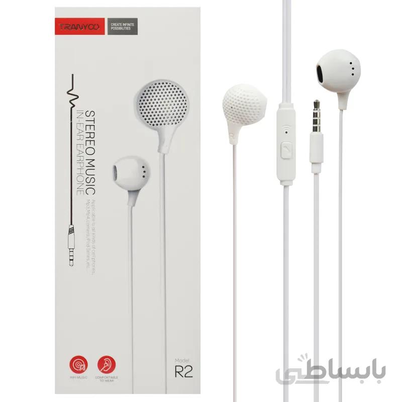 هندزفری Tranyoo R2 ا Tranyoo R2 Wired HandsFree