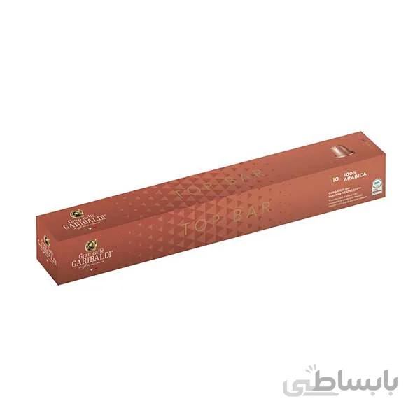 کپسول قهوه تاپ بار گاریبالدی بسته ۱۰ عددی