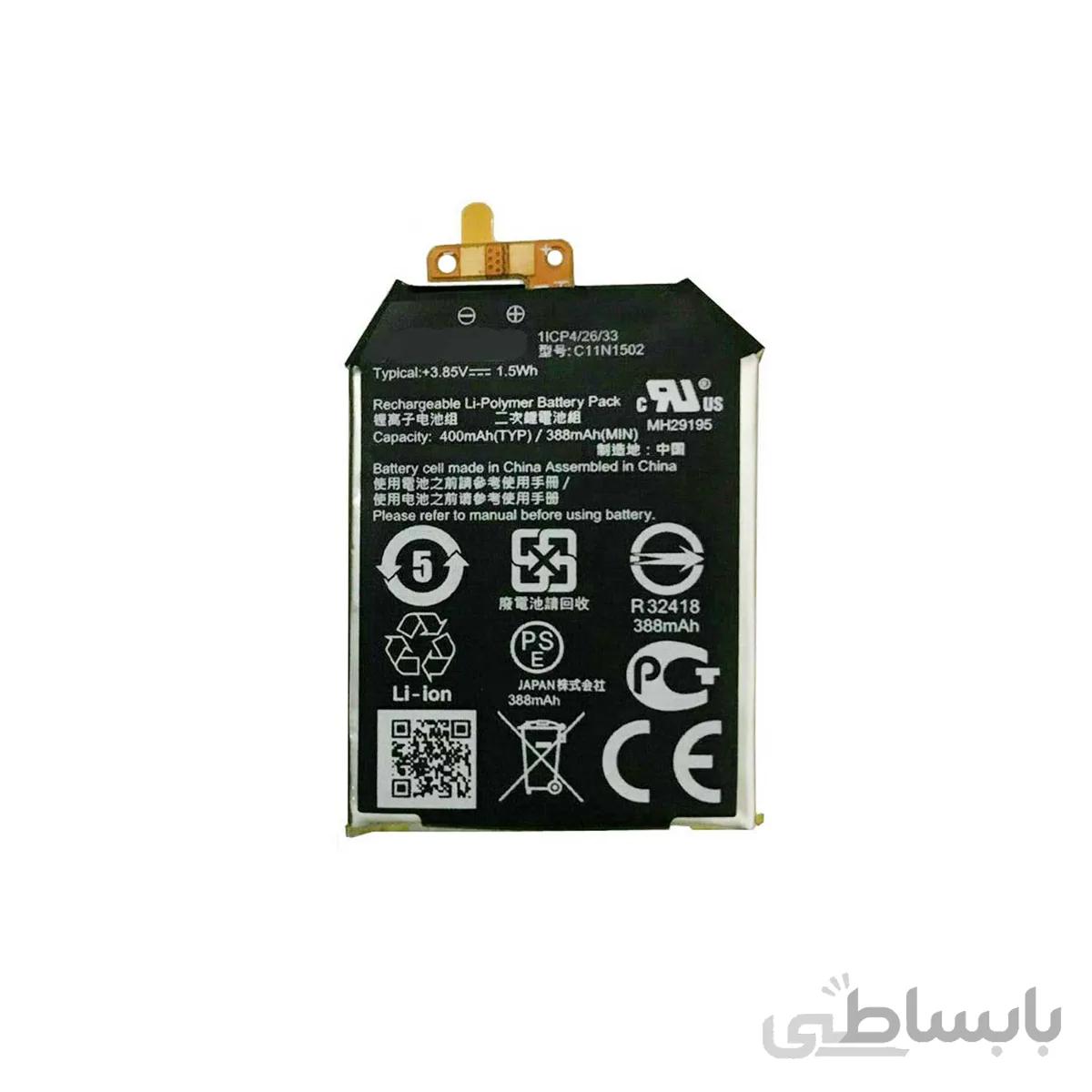 باتری ساعت ایسوس ZenWatch 2 با کد فنی C11N1502