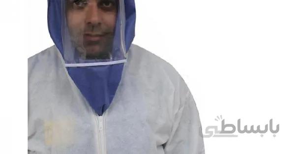 سرپوشه پزشکی آبی (شیلد یکسره صورت و شانه)