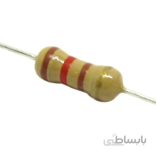 مقاومت 120 اهم 1/4 وات 5 درصد