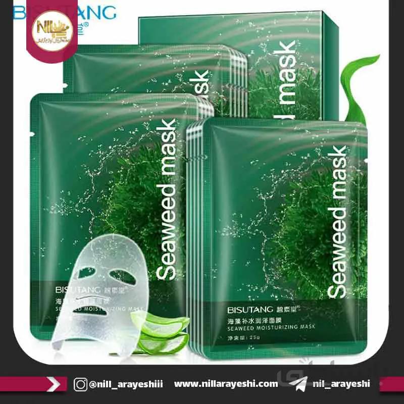 ماسک صورت ورقه ای جلبک دریایی بیسوتانگ کد bstds49828