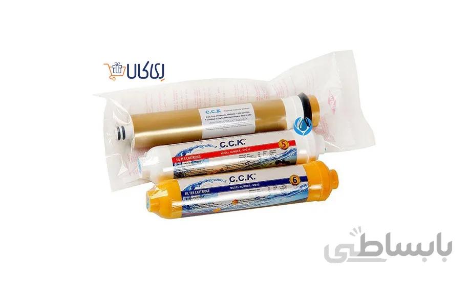 فیلتر دستگاه تصفیه آب خانگی سی سی کا C.C.K پک 3 عددی