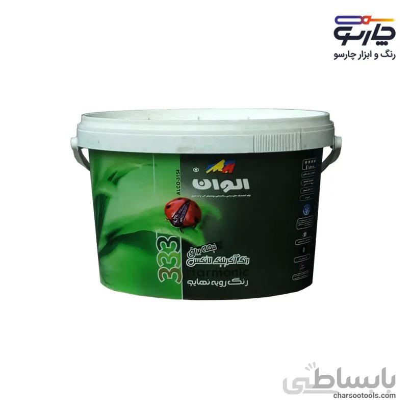 رنگ اکرلیک333 نیمه براق 10کیلویی الوان