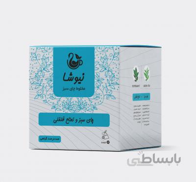 چای سبز و نعناع فلفلی مثلثی نیوشا