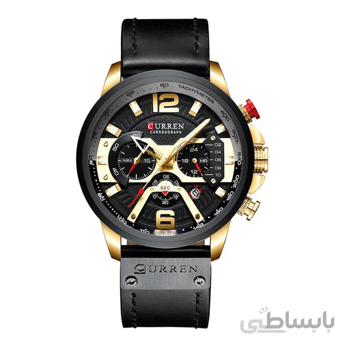 ساعت مچی کارن مردانه مشکی مدل Curren 8329