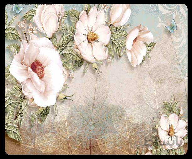 پوستر گل سه بعدی 064