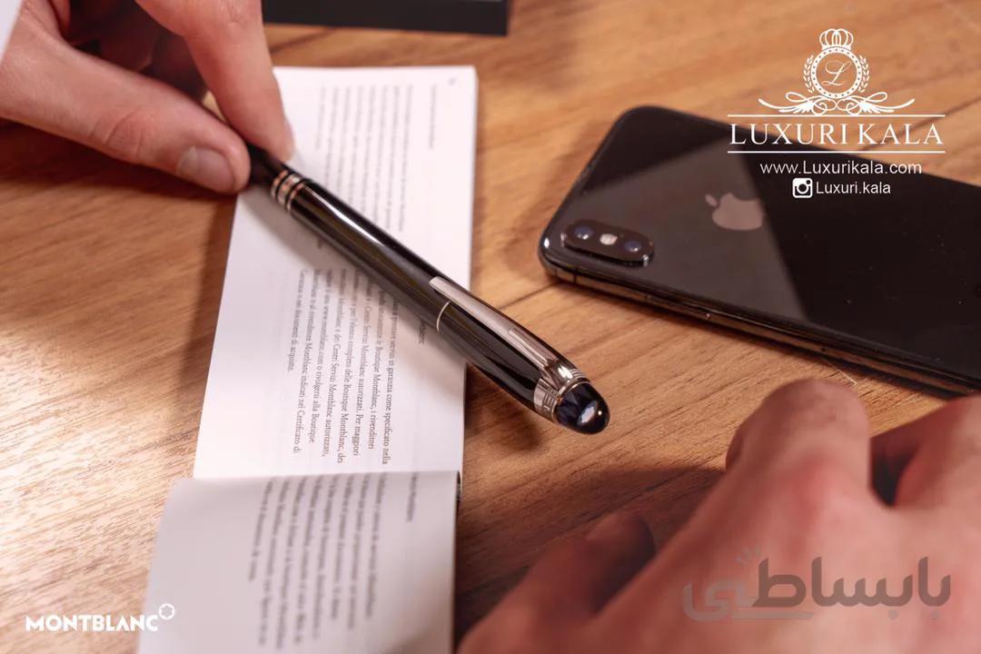 خودنویس لاکچری Mont Blanc ا Montblanc StarWalker Blue Dome Precious Resin Fountain Pen