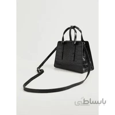 کیف دستی چرمی زنانه مانگو مدل پوست تمساحی