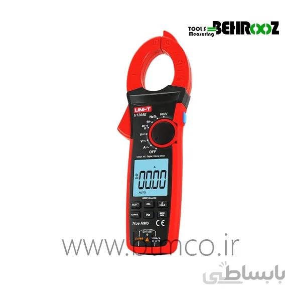 کلمپ آمپرمتر 1000 آمپر ac یونیتی UT205E ا UT205E 1000A True RMS Digital Clamp Meter