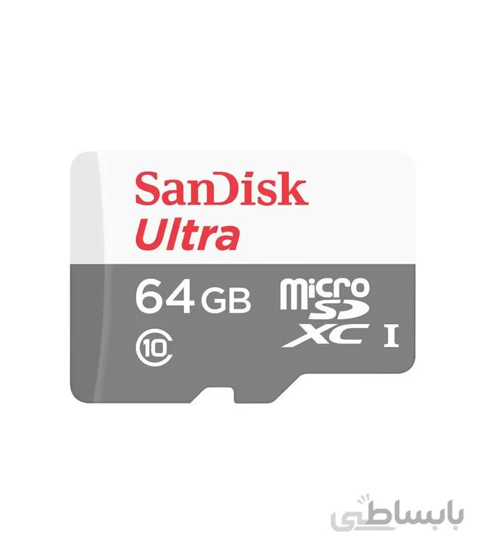 کارت حافظه سندیسک مدل SanDisk 64GB Ultra microSDXC UHS-I 100mb/s