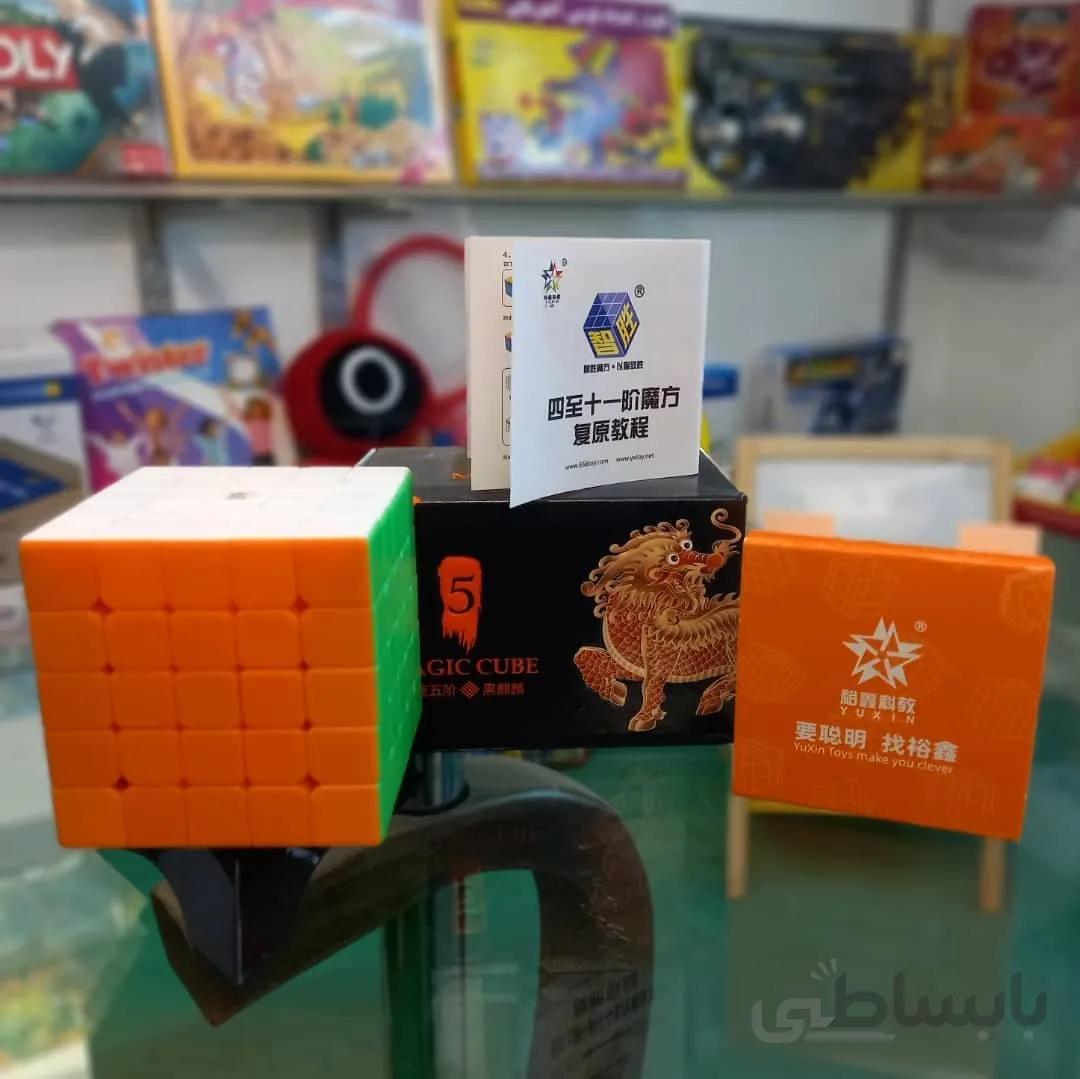 روبیک 5 5 یوکسین خودرنگ ا Yuxin 5×5 Magic Cube