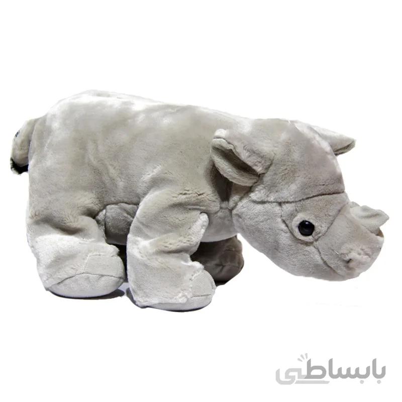 عروسک بچه کرگدن طبیعی سایز 33 سانتیمتر