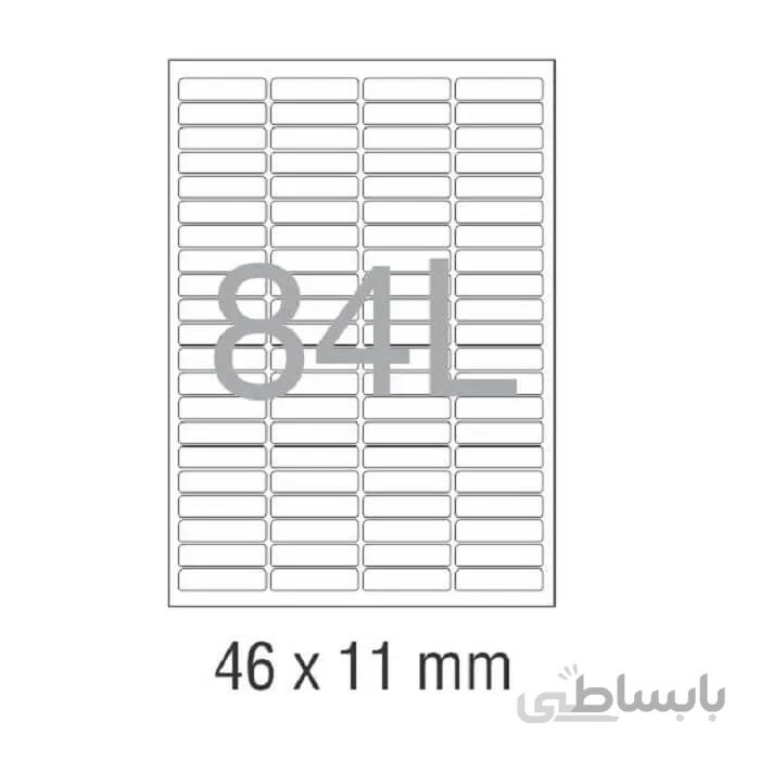 کاغذ پشت چسب دار A4 برش خورده نواجت مدل 84L