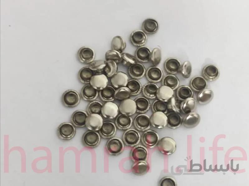 پرچ زیر و رو کف 6 پایه 6 میلی متر یه رو کروم