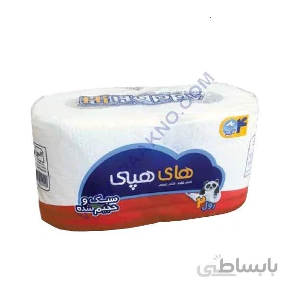 دستمال دلسی (توالت) رولی چهارلا- پک 48 عددی Hi Happy