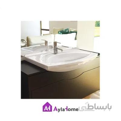 روشویی روکابینتی گلسار مدل ویکتوریا 87 درجه یک