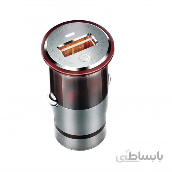 شارژر فندکی فست شارژ USB3.0 KOLUMAN مدل KC-705