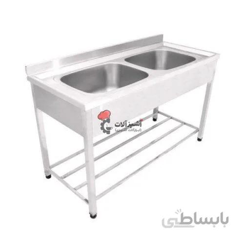 سینک ظرفشویی 120 سانتی دولگن صنعتی