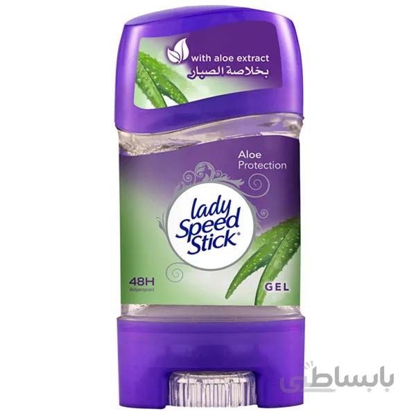 استیک ضد تعریق زنانه لیدی اسپید مدل Lady Speed Aloe Protection حجم ۴۵ گرم ا Lady Speed Aloe Protection Deodorant For Women, 45 Gm