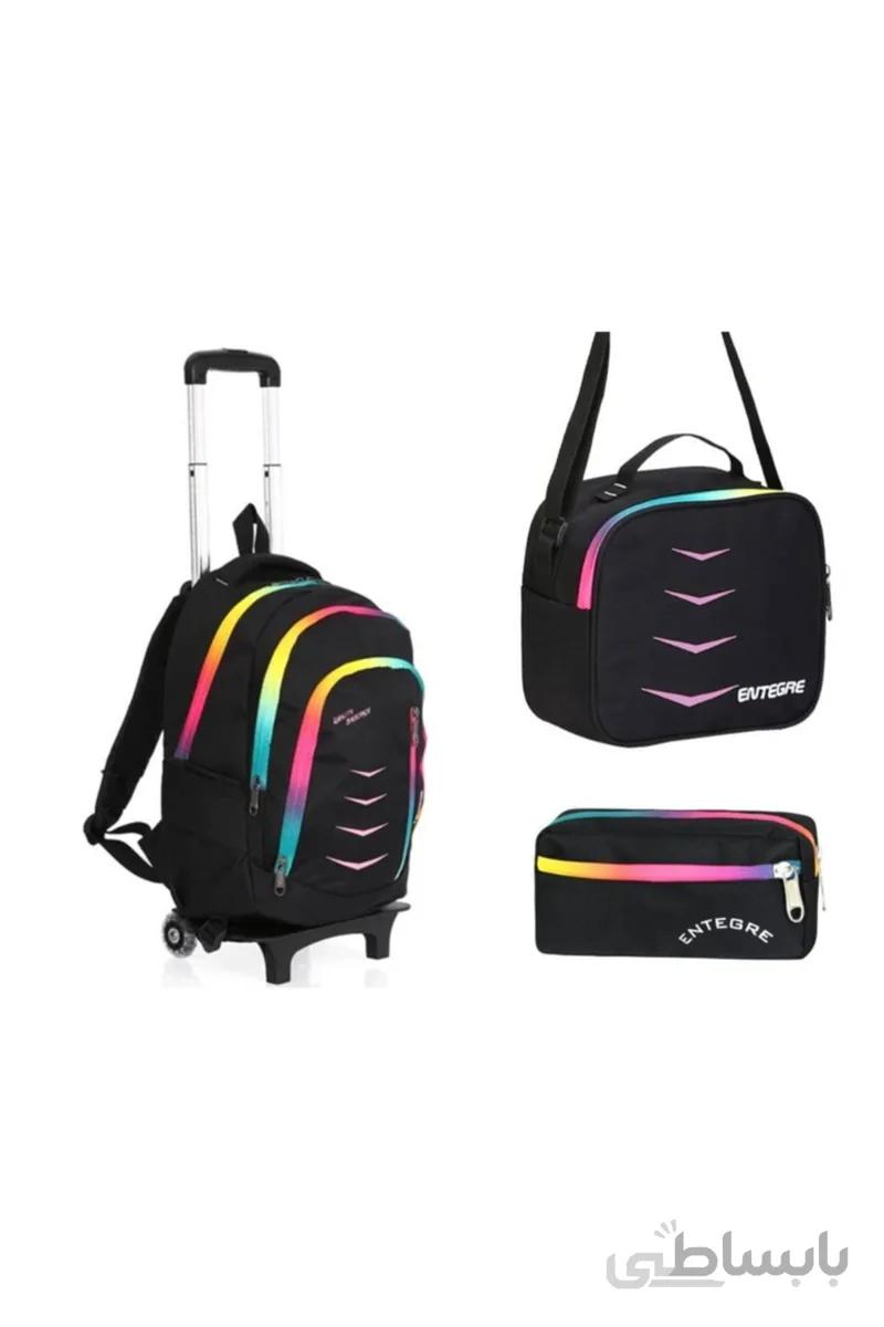 فروش کیف مدرسه بچه گانه دخترانه شیک جدید برند Çanta Sepetim رنگ مشکی کد ty44797038