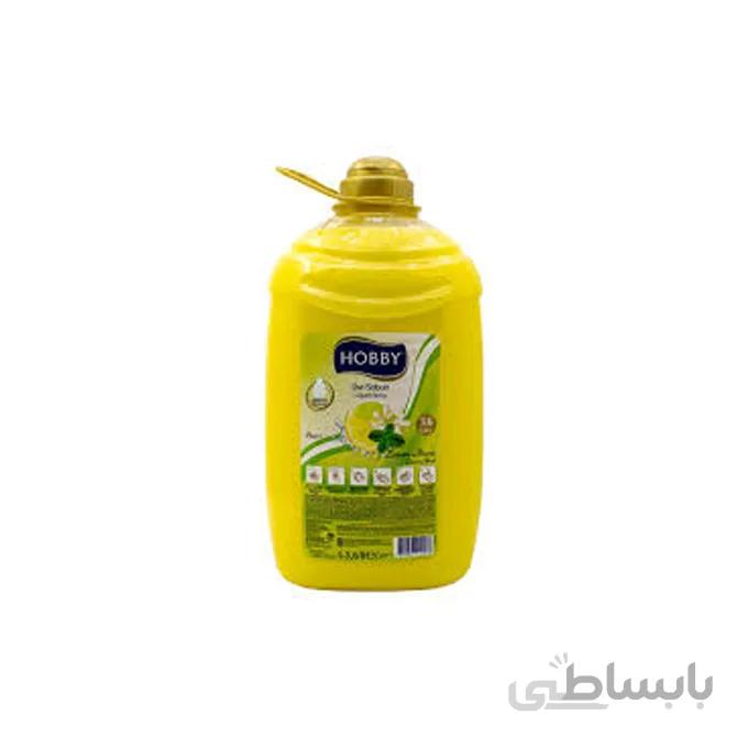 مایع دستشویی هوبی HOBBY حاوی رایحه لیمو نعنا مقدار 3 6 لیتر