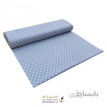 پارچه ملافه کتان خالص طرح قلب